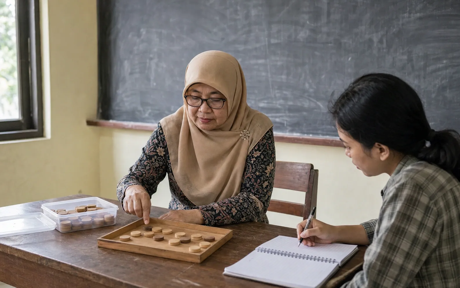 Kartu, dadu, dan chip di meja hijau sebagai gambaran matematis kenapa rumah selalu menang